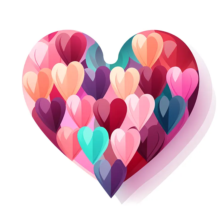 Heart Made of Smaller Hearts