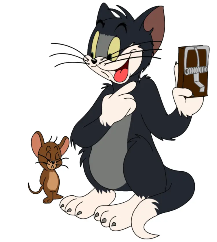 Tom and Jerry Cartoon Scene