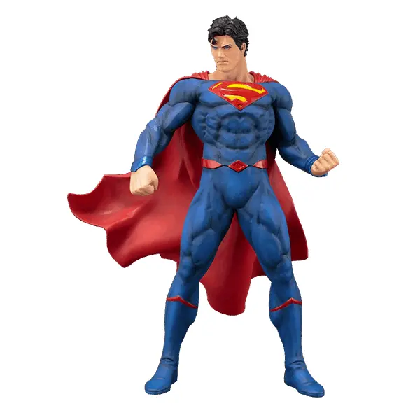 Superman in Blue Suit with Red Cape