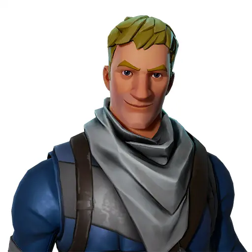 Male Character with Scarf and Backpack