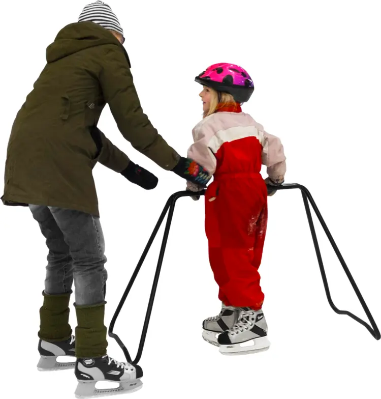 Child Learning Ice Skating