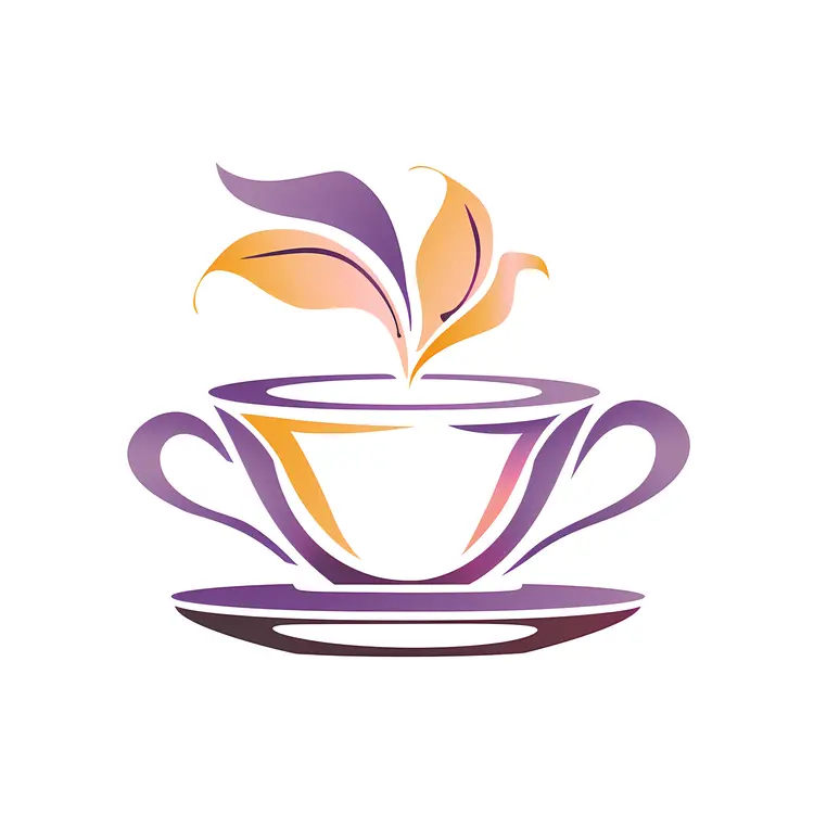 Colorful Tea Cup Illustration
