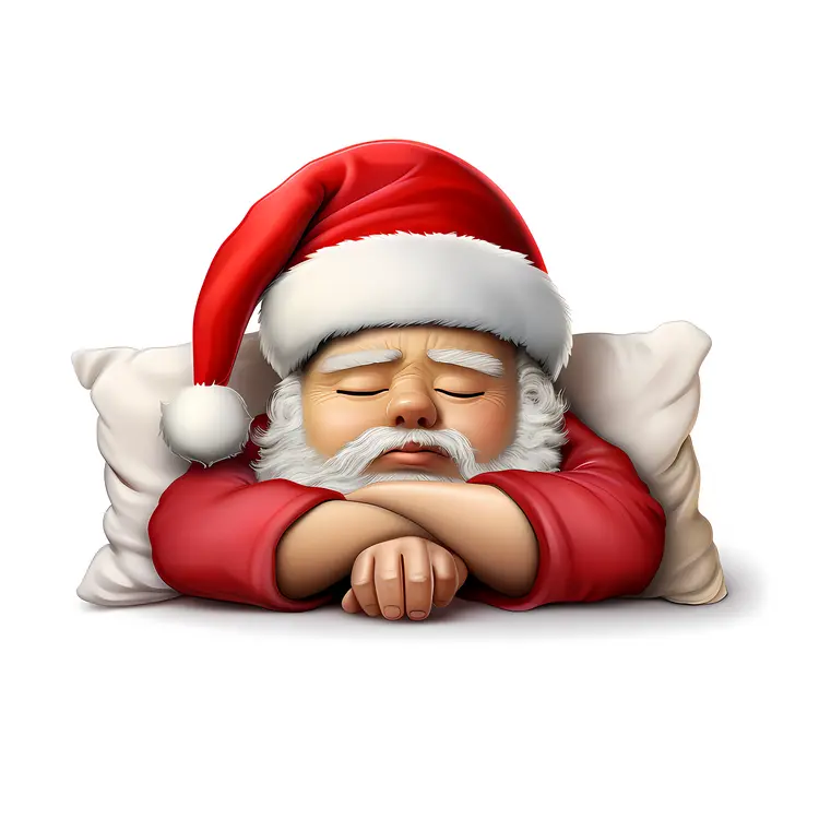 Santa Claus Sleeping