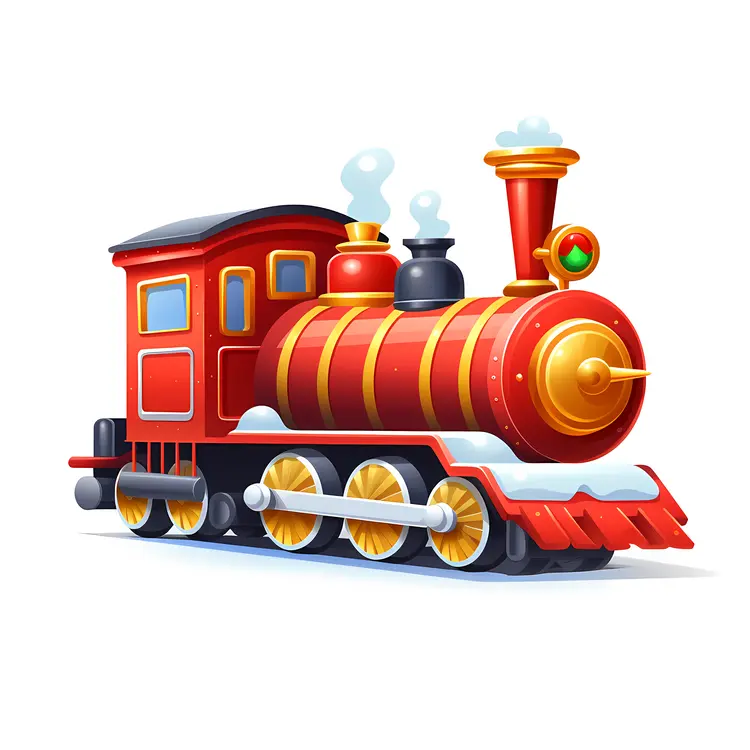 Red Christmas Train
