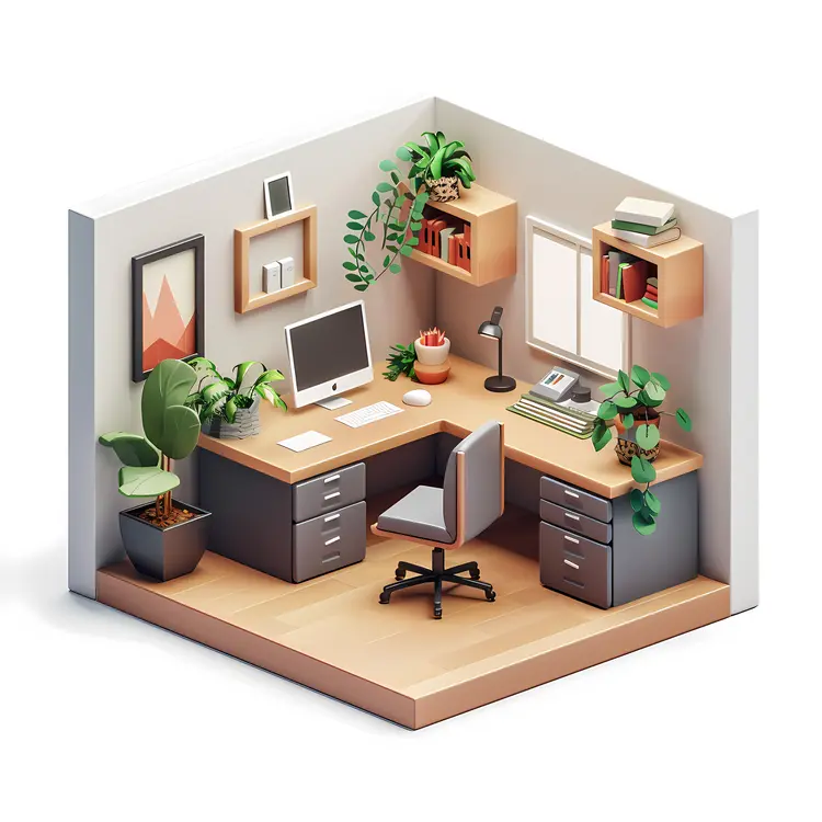 Cozy Office Corner