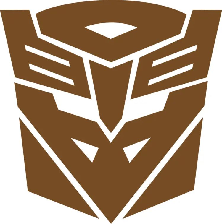 Brown Autobot Logo from Transformers