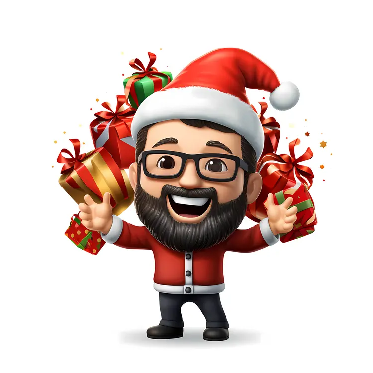 Santa Claus with Gifts