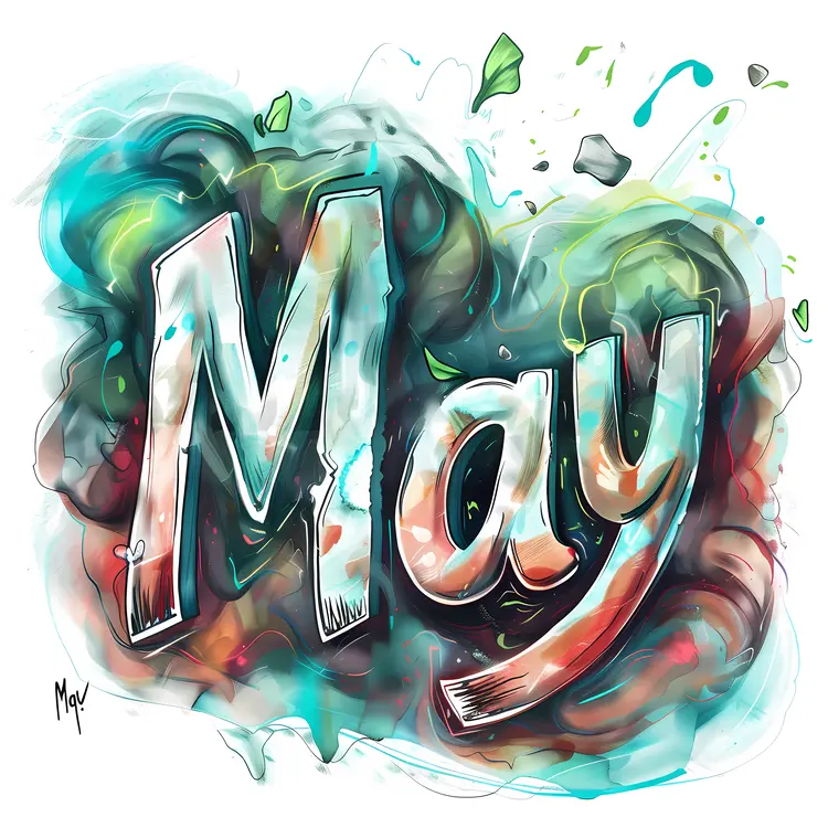 Artistic May Text