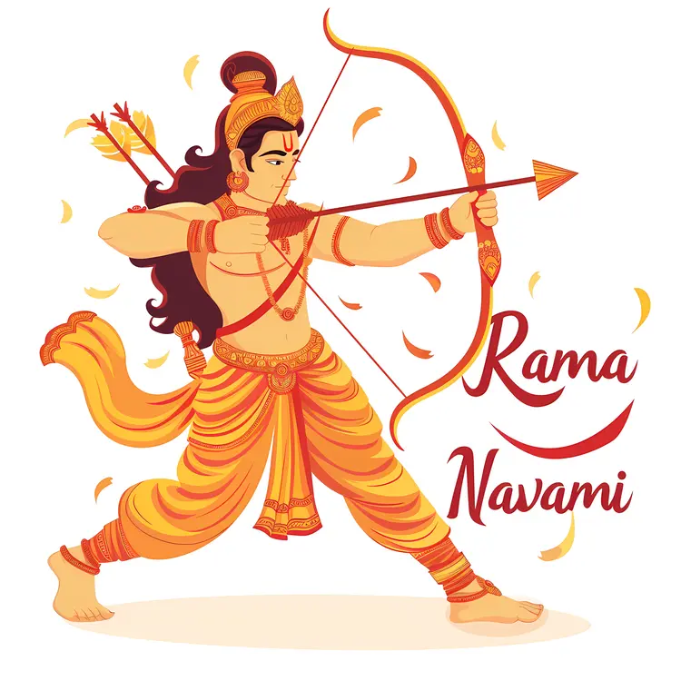 Colorful Archer for Rama Navami