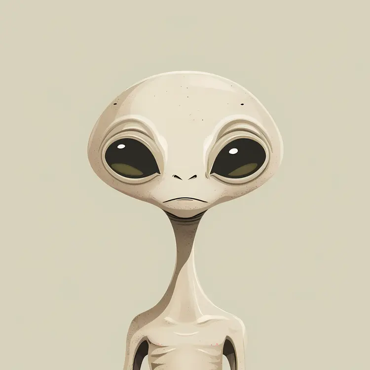 Cute Alien Character