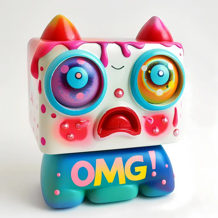 Colorful OMG Toy with Big Eyes