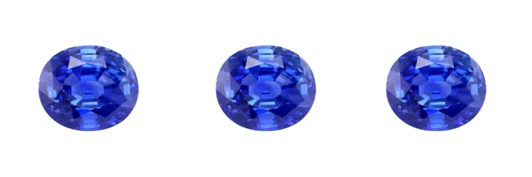 Shiny Blue Gemstones