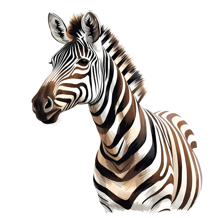 Zebra with Stripes