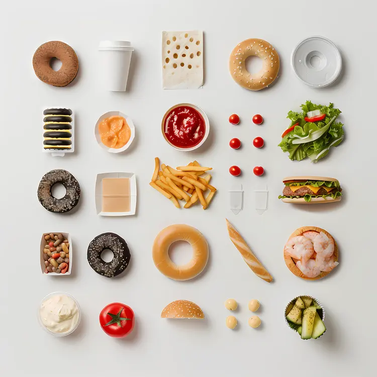 Variety of Fast Food Items