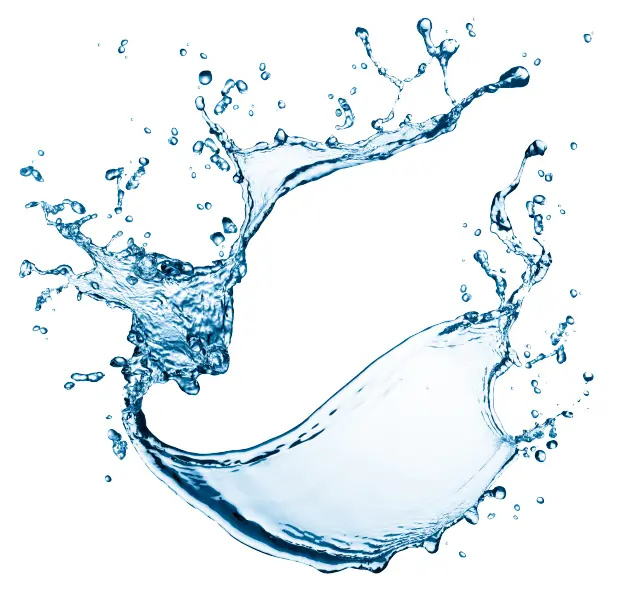 Clear Water Splash with Reflection