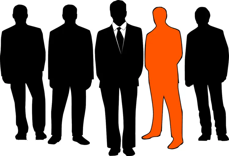 Group of Businessmen Silhouettes