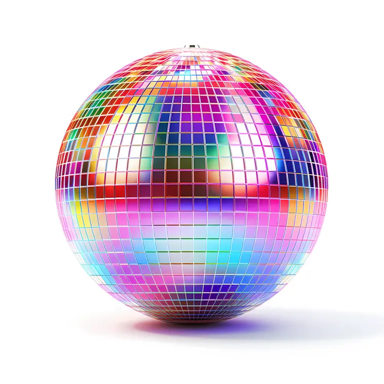 Colorful Reflective Disco Ball for Party