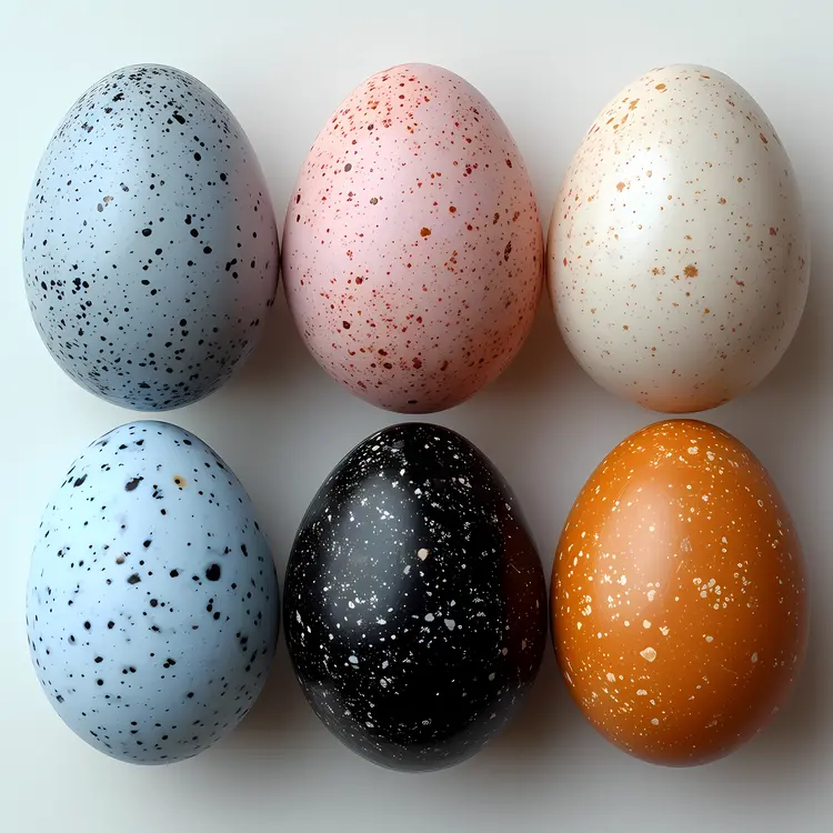 Colorful Speckled Eggs