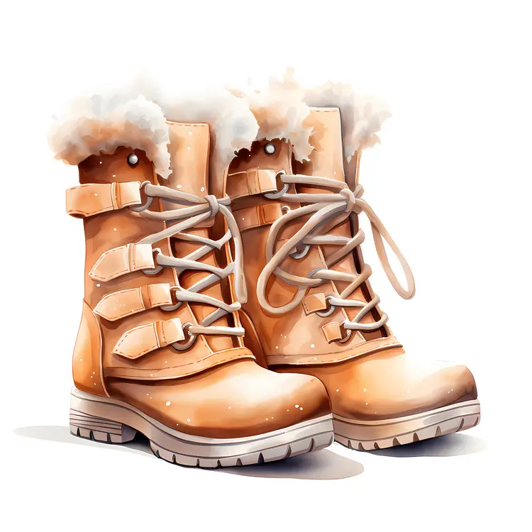Fur-Lined Winter Boots