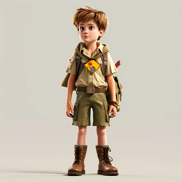 Boy Scout Ready for Adventure