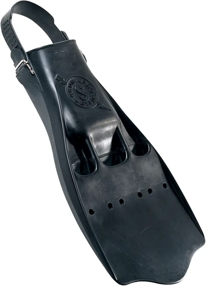 Black Diving Fin for Professional Use