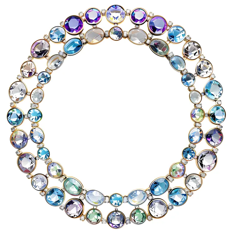 Sparkling Gemstone Frame
