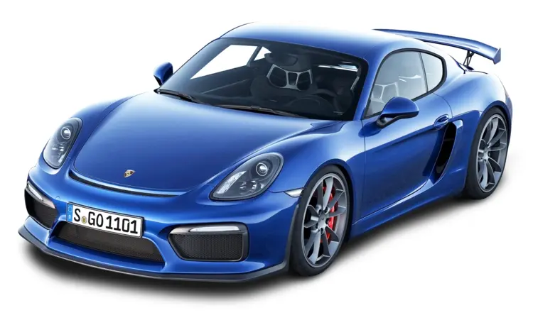 Stylish Blue Sports Car
