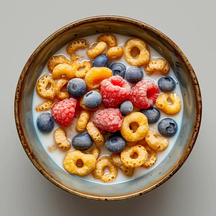 Bowl of Cereal with Berries