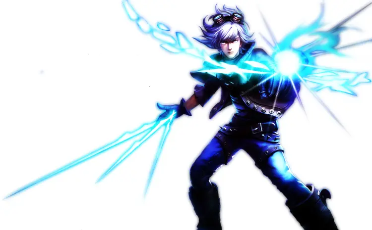 Blue Energy Warrior in Action