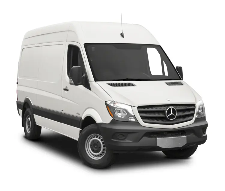 White Van for Transport and Delivery
