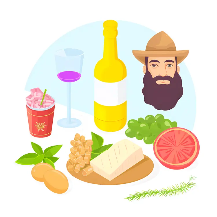 Wine and Cheese with Grapes and Grapefruit