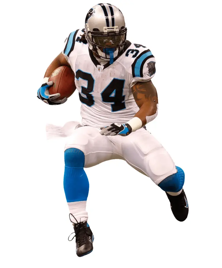 Football Player in White Uniform