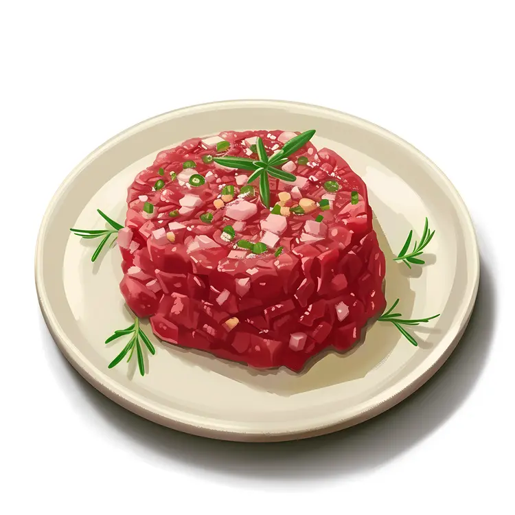 Gourmet Beef Tartare with Herbs