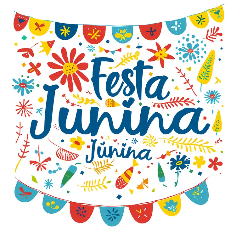 Joyful Festa Junina Celebration Poster