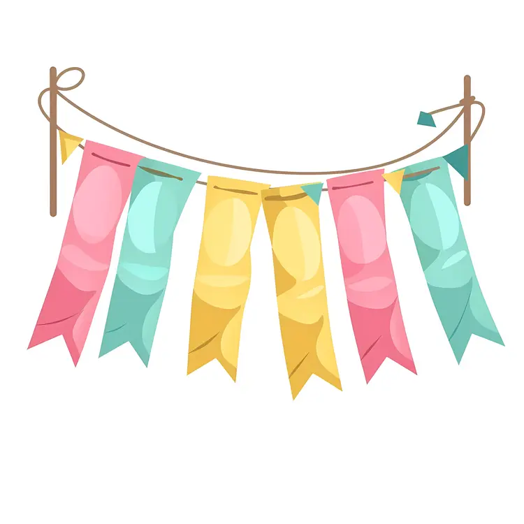 Colorful Banners for Festive Decoration