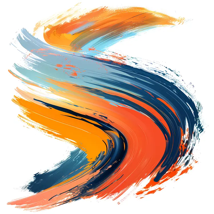 Dynamic Colorful Abstract Art
