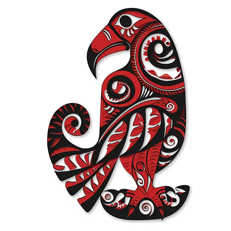 Tribal Bird Design