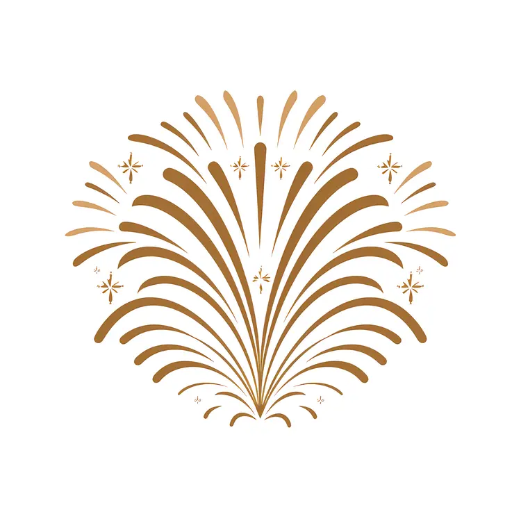 Golden Firework Display