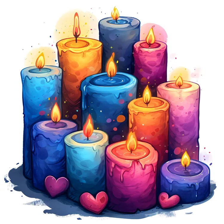 Colorful Candles