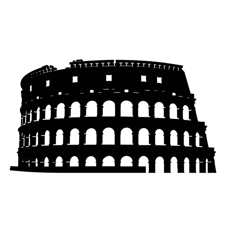Colosseum Silhouette