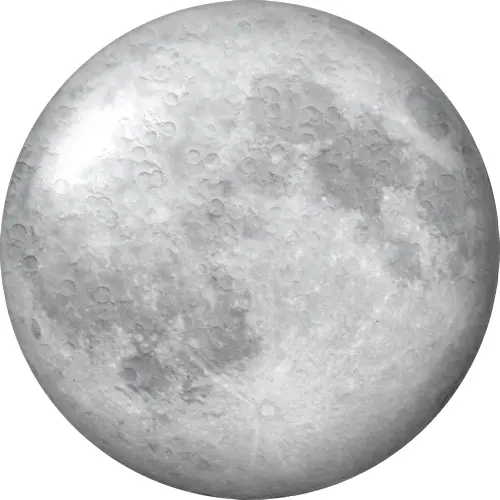 Gray Full Moon Image