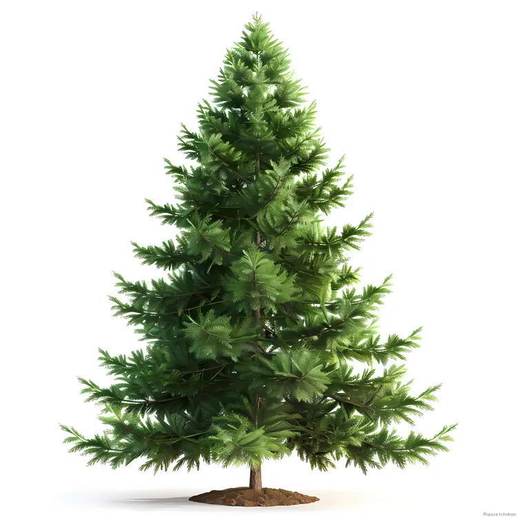 Realistic Green Pine Tree