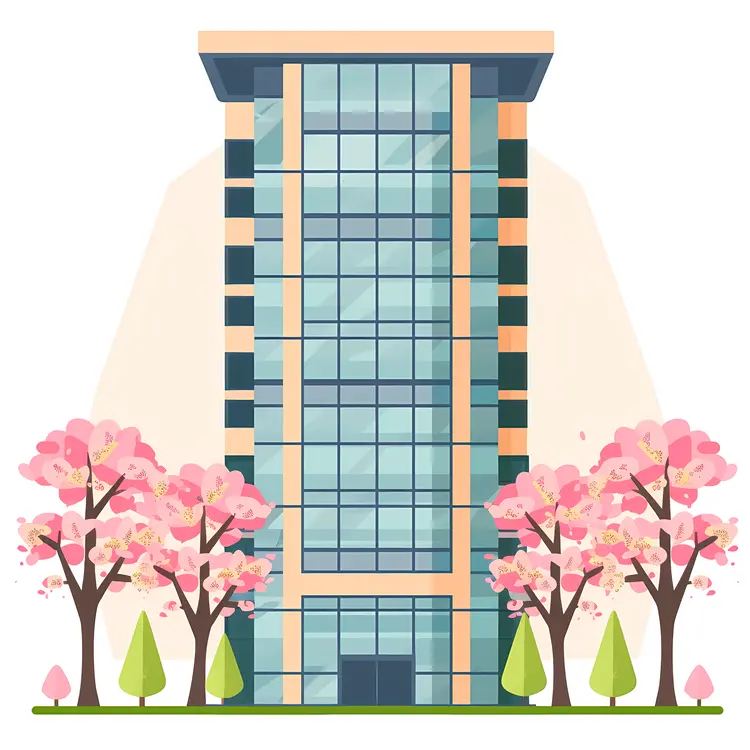 Modern High-Rise Office Building