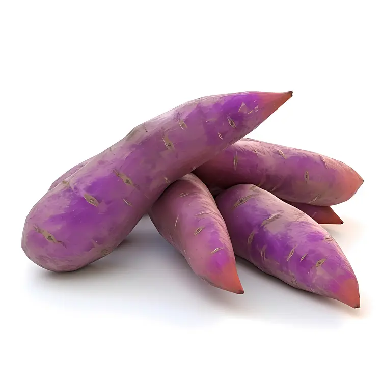 Fresh Purple Sweet Potatoes