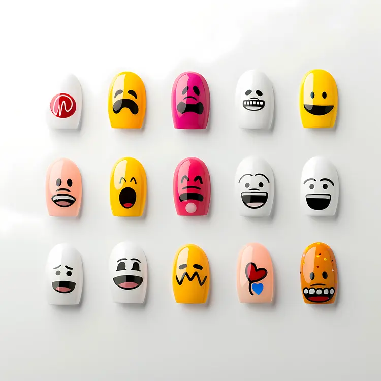 Fun Emoji Nail Art