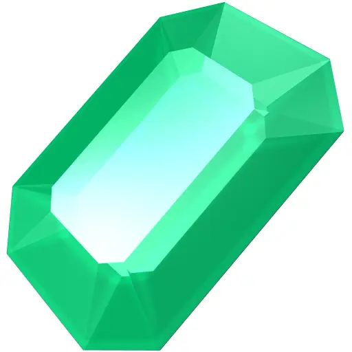 Shiny Green Gem