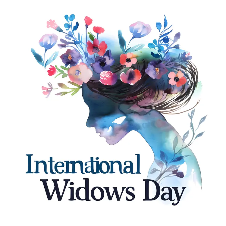 International Widows Day with Floral Design