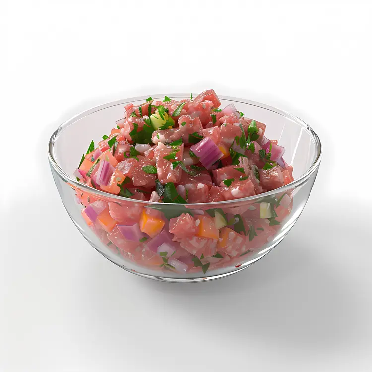 Poke Bowl with Fresh Ingredients