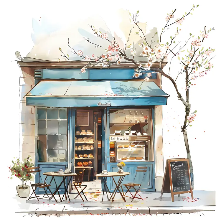 Cozy Bakery with Outdoor Seating