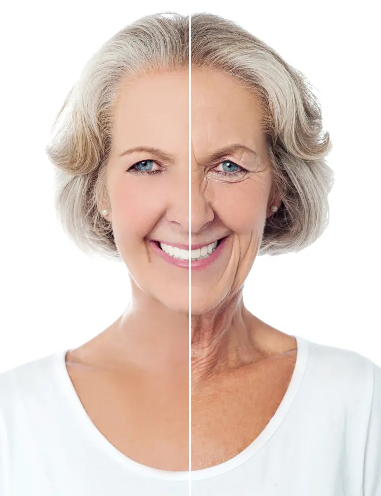 Elderly Woman Face Comparison